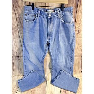 Levi 505‎ Jeans Mens Blue  Straight Fit Denim Pants Medium Wash 34 x 29